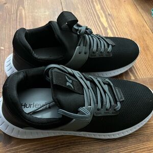 Hurley Black and Gray Athletic Shoes
